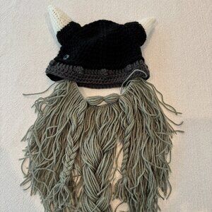 Knitted Beard Beanie